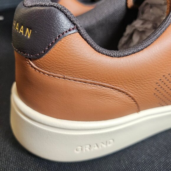 Men's Tan Cole Haan Grand Crosscourt Modern Tennis Sneakers SIZE 7 1/2 M - Picture 4 of 8